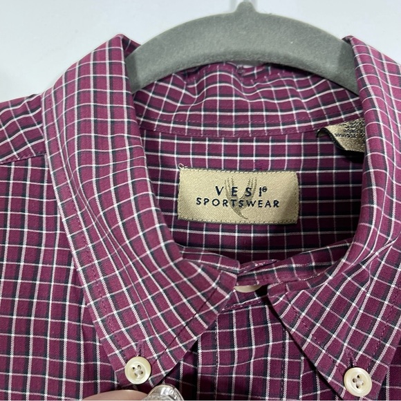 Vesi Sportwear, Plaid Button Down Shirt University of Montana Embroidered Logo - Picture 4 of 7